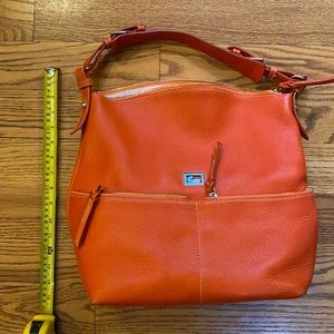 Orange Dooney and Bourke “large Dillon” handbag